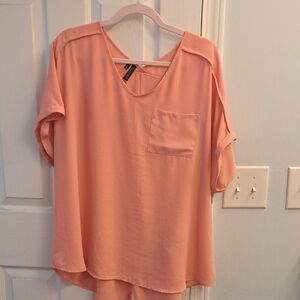 Maurices Light Coral Women's Blouse